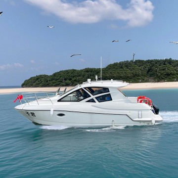 28ft Luxury Official Yacht | Fast Cabin Cruiser | Ideal for Government & Business Operations