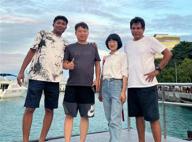 Sales Team Visit Maldives distributor on Dec.15th, 2023